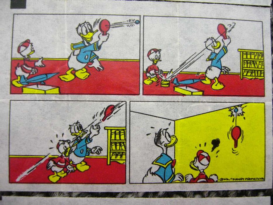 Historyjki z gum do żucia Donald 9 sztuk