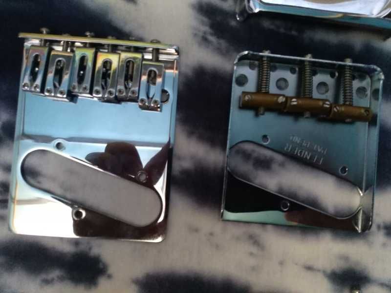 Lote Completo de Peças / Componentes Telecaster (Fender, Gotoh, Göldo, Allparts)