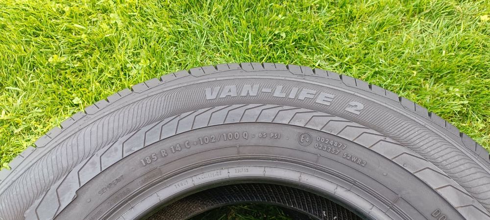4x opony (nr12) 185R14C 102/100Q  Semperit Van-Life2
