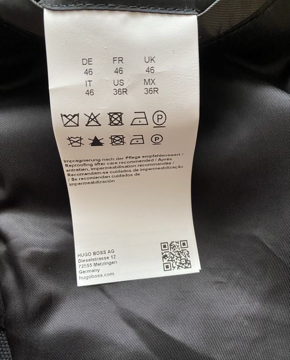 Hugo boss тонкий плащ