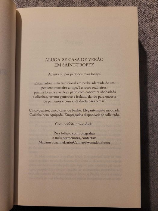 Férias em Saint-Tropez, de Elizabeth Adler