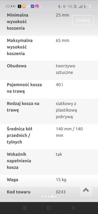 Kosiarka elektryczna Stiga