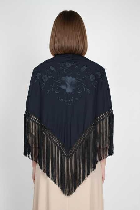 Xaile Bordado à Máquina (tipo Sevilhana)