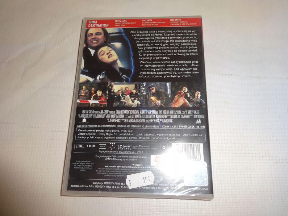 Oszukać przeznaczenie płyta DVD *