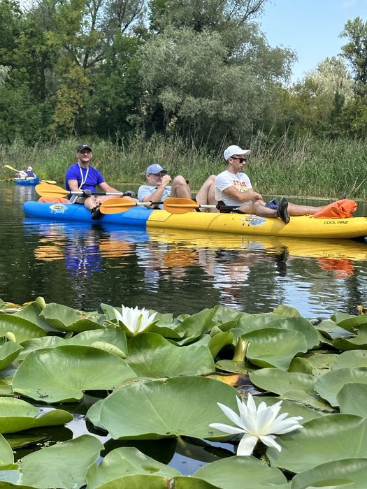 Нова, якісна тремісна байдарка, каяк тремісний каяк на троих