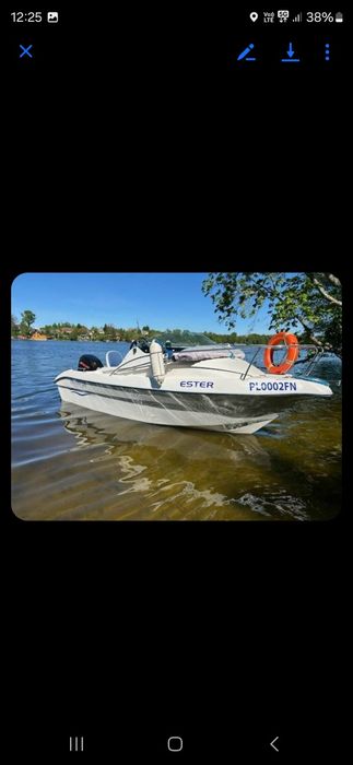 Motorówka ładna zadbana cruiser 525 90km Mercury  z przyczepka