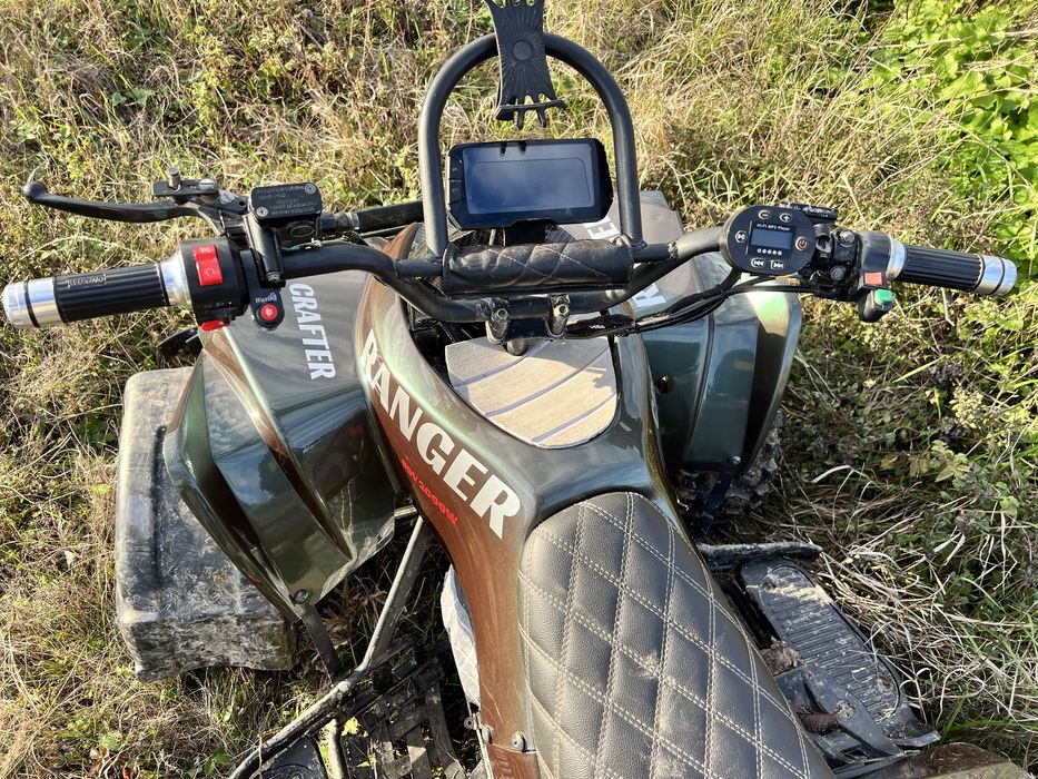 Крутейший Emobili Crafter ranger электро квадроцикл 2.5 квт