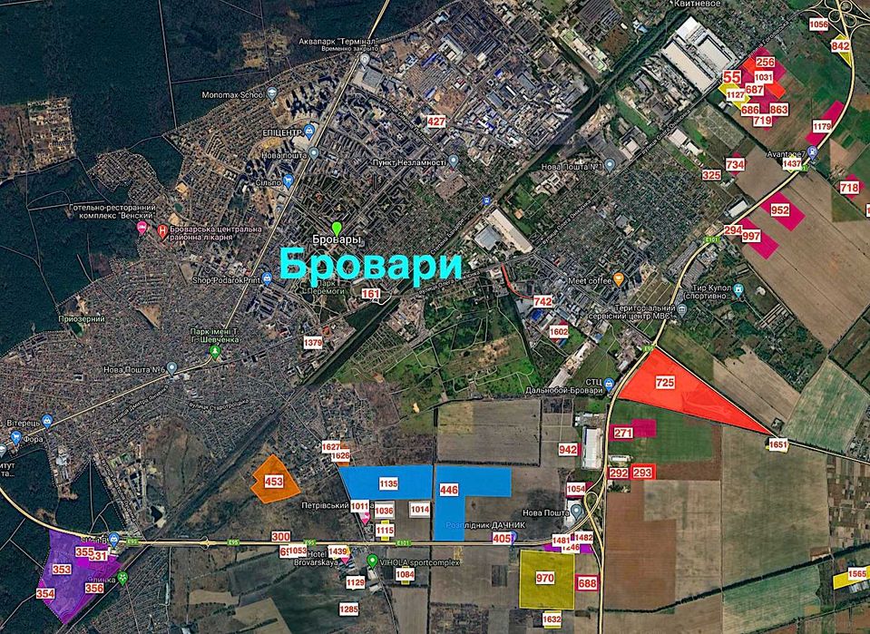 Продаж комерц ділянки вздовж траси Київ-Вишгород АЗС, пром,торгівля...