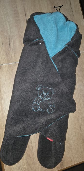 BYBOOM otulacz kocyk do fotelika wózka polarowy