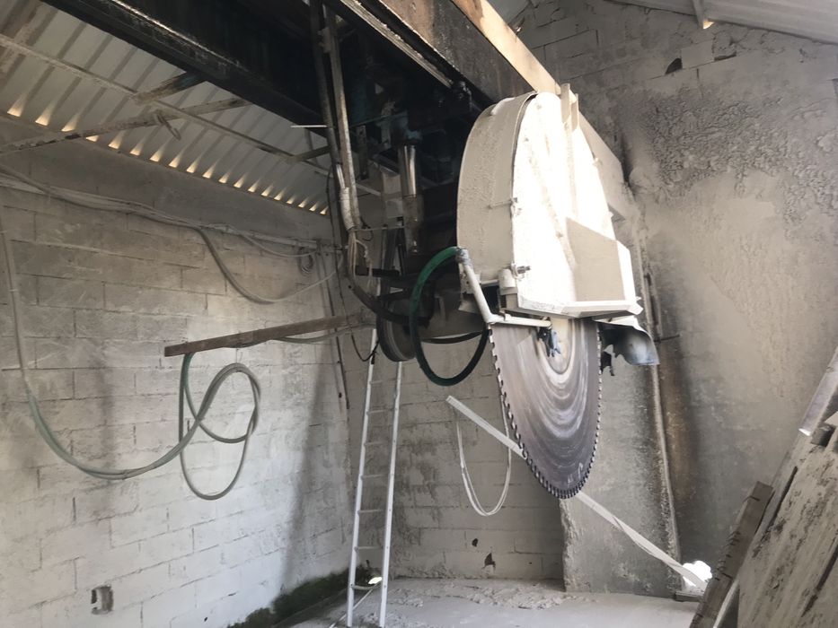 Maquina de serrar granito leva disco 1700