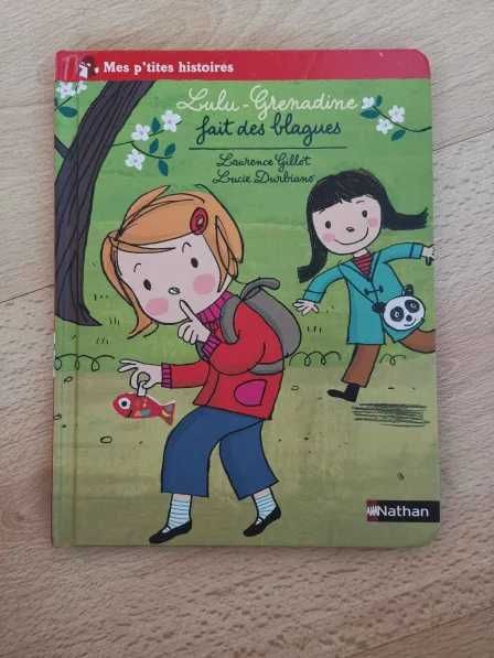 Livre français "Lulu-Grenadine fait des blagues" | Livro em francês