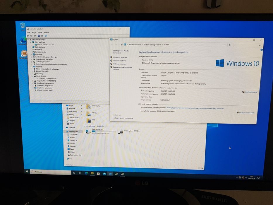 Komputer DELL 990 I7 2600 16GB 256GB SSD