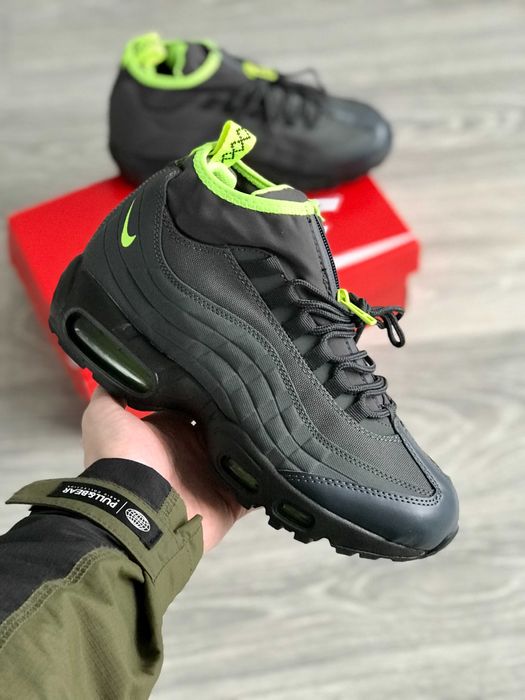 Мужские зимние кроссовки Nike Air Max 95 Sneakerboot "Grey" 40-45