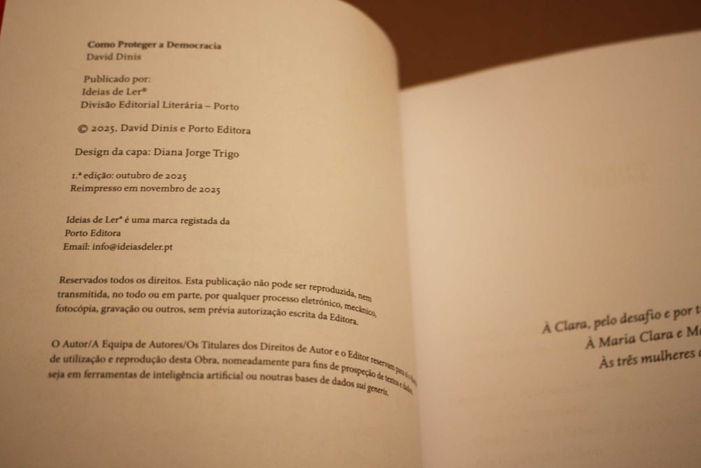 Como Proteger a Democracia//David Dinis