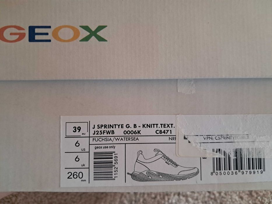 Nowe sneakersy Geox r.39