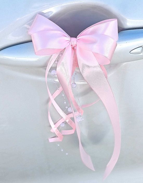 Komplet kokard z koralikami