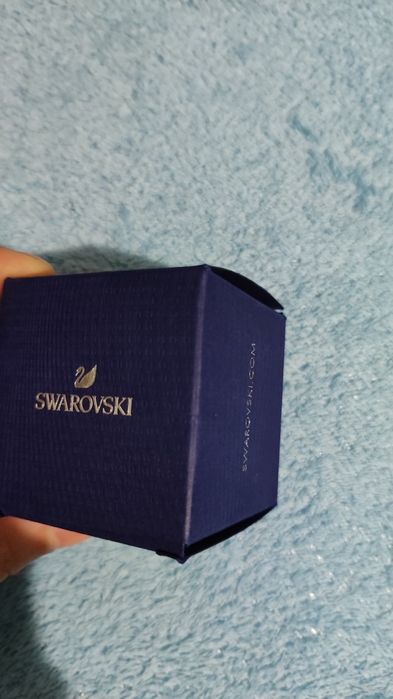 Anel Swarovski prata