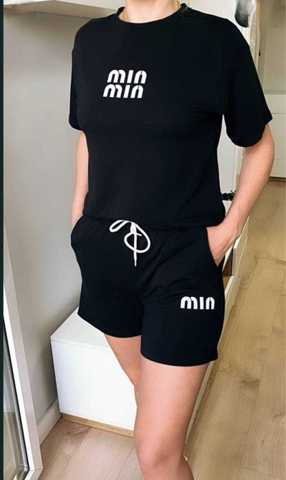 Komplet damski dres spodenki koszulka