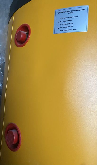 Termoacumulador para painéis solares fotovoltáticos