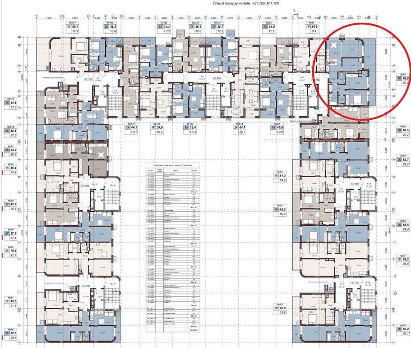 Продаж 4 кім. квартири / 95 м / від забудовника, ЖК Terra M