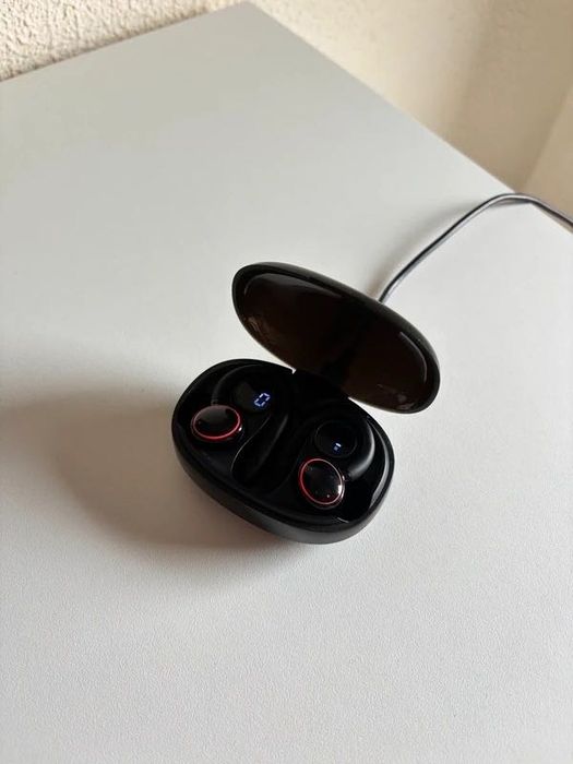 Fones Sem Fios Pretos – Excelente Estado