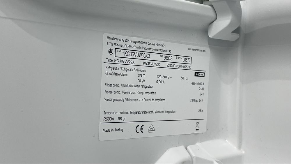 Холодильник Siemens