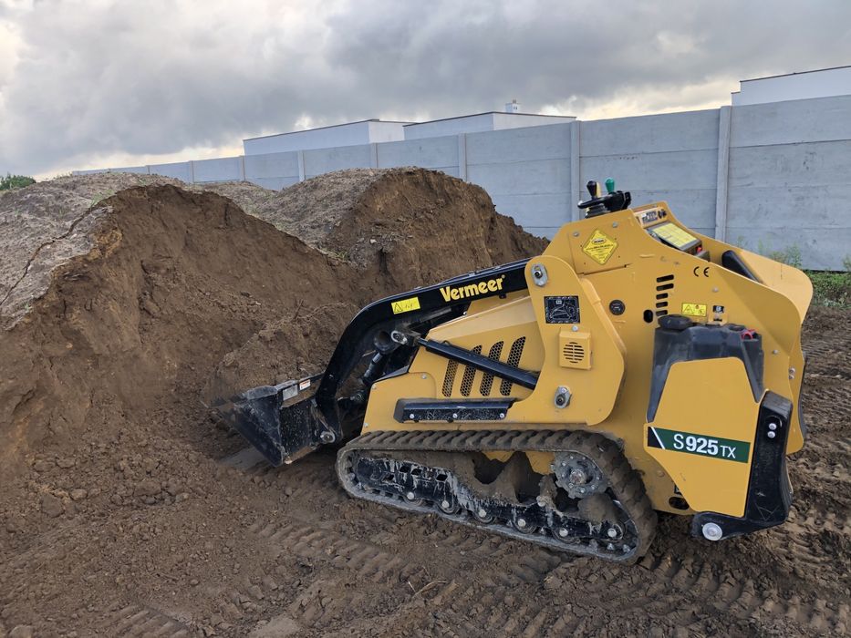 Usługi ogrodnicze glebogryzarką separacyjna , wykopy linowe , drenaże