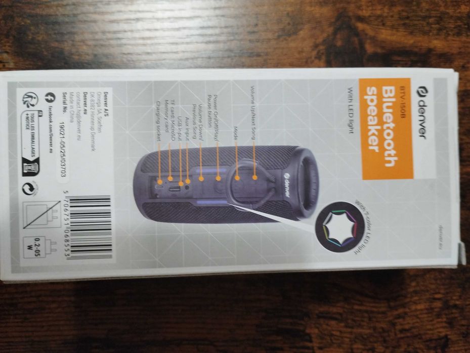 Głośnik bluetooth Denver BTV 150B