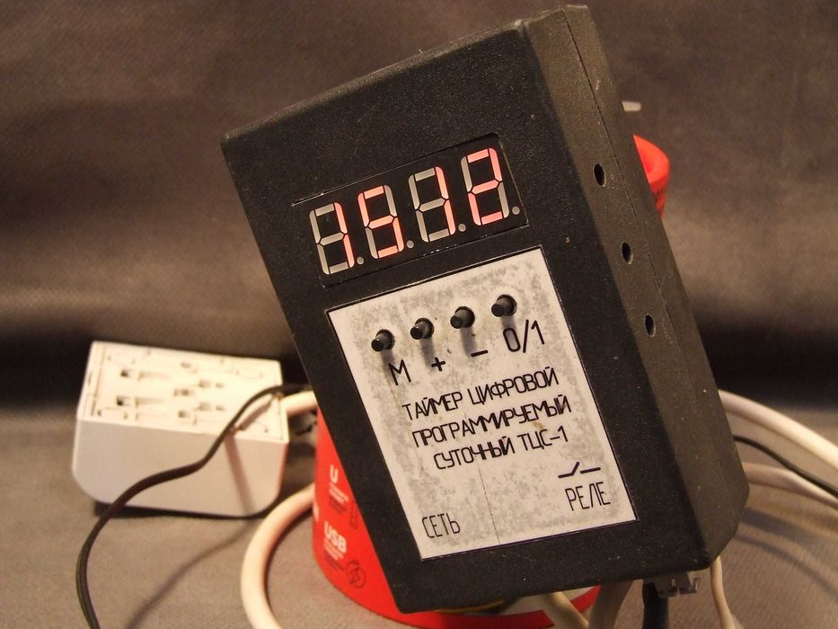 Суточный таймер цифровой ТЦС-1/реле времени/на брудер/в курятник