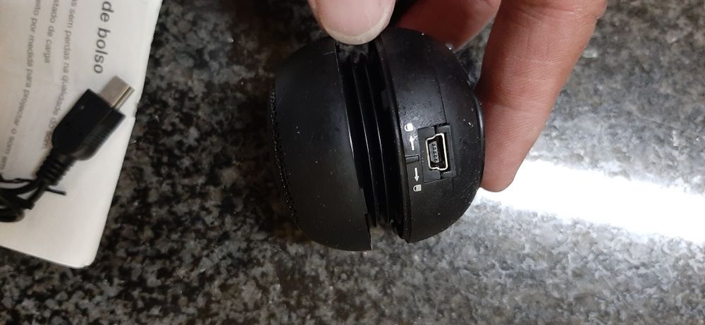 Rádio portátil mais coluna de bolso