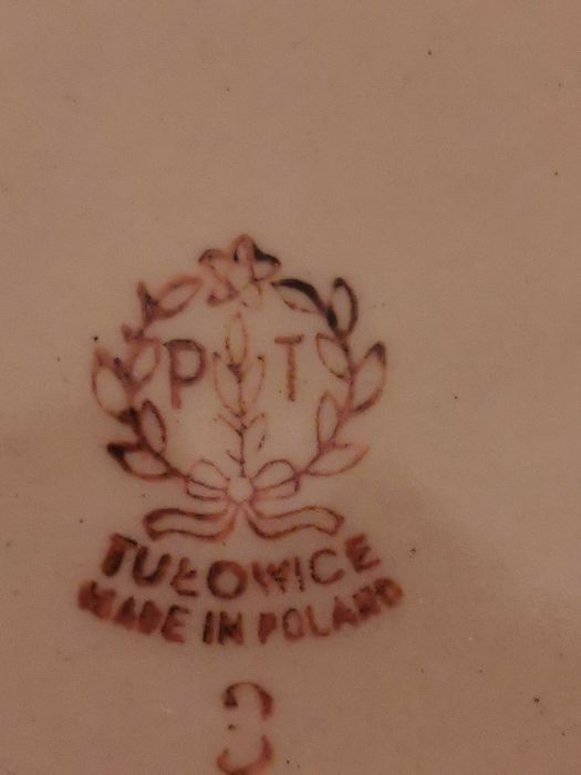 Zastawa stołowa porcelitowa Tułowice PRL