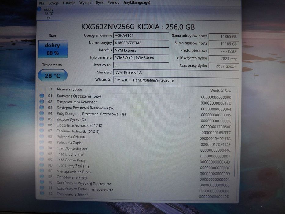 Laptop Dell Latitude E7470 i5 16GB RAM 256GB SSD 14" Win 11 Home