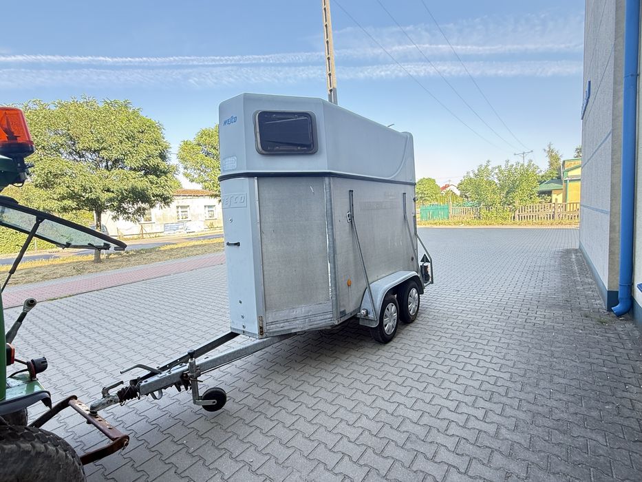 Przyczepa Do 1.5 Konia DMC 1300KG KAT B Koniowóz Koniara Bukmanka Żywca 2000r
