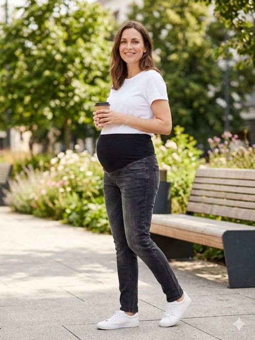 bardzo wygodne spodnie ciążowe