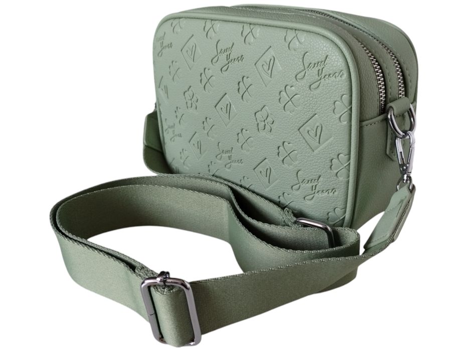 Torebka Damska Listonoszka Na Ramię Zielona Miejska