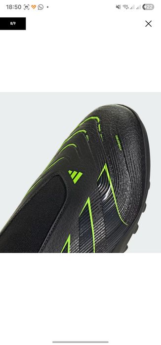 Adidas Predator League Laceless Turf Boots (Tam. 40 2/3) - Novas