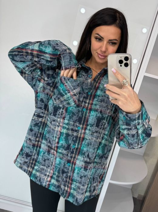 Сорочка байка в клітинку 42-52