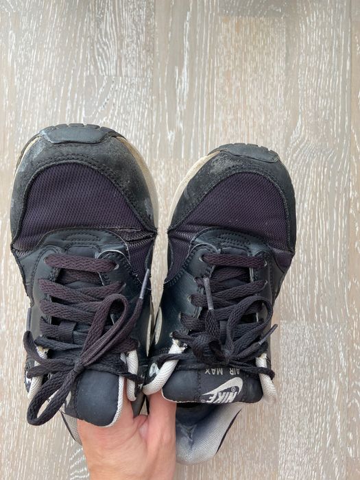 Sneakersy Nike Air Max czarno białe 38
