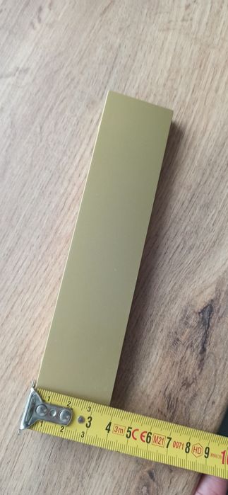 Uchwyt krawędziowy meblowy złoty 6 sztuk