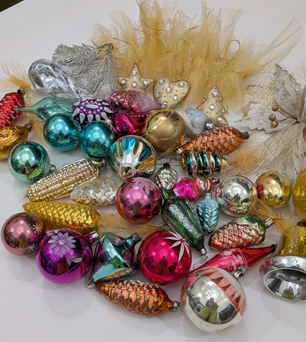 Набір ялинкових прикрас іграшок на ялинку