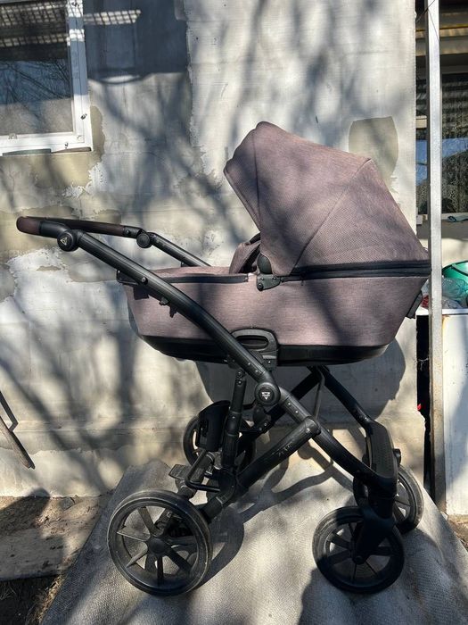 Дитяча коляска Junama Space 2в1 | Коричнева | Після однієї дитини