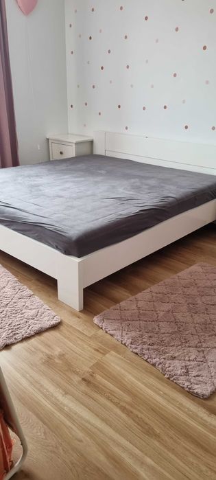 Łóżko białe 180x200