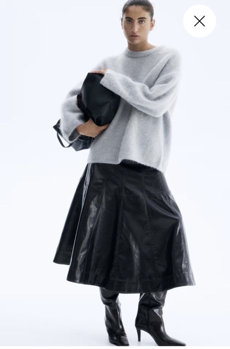 H&M premium selection светр мохер S