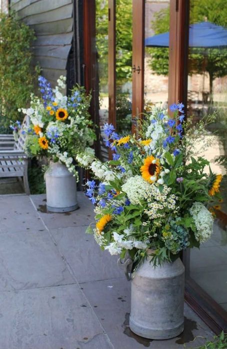 Ślub sielski, dekoracja duża