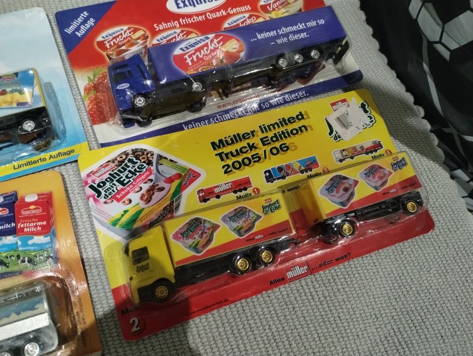 Resoraki ciężarówki tir MAN Mercedes Scania 6szt.