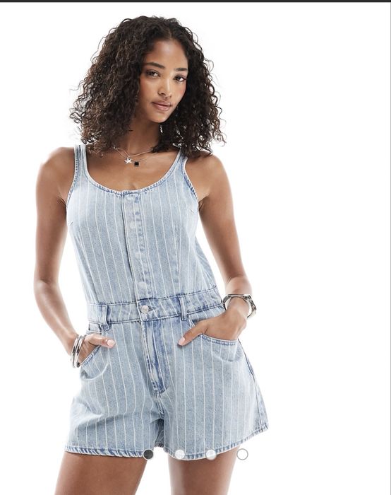 Kombinezon letni damski jeansowy Asos NOWY S