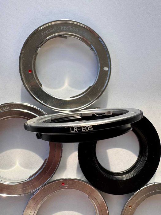 Адаптери для EOS з різних систем (плюс кільця для макро)