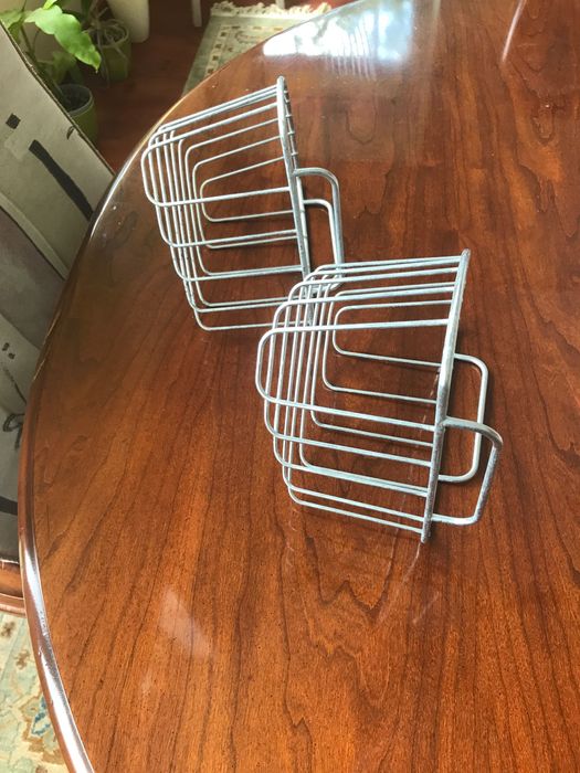 Metalowe półki narożne wiszace komplet 2 sztuk