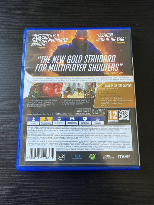 Overwatch Game of the Year Edition PS4