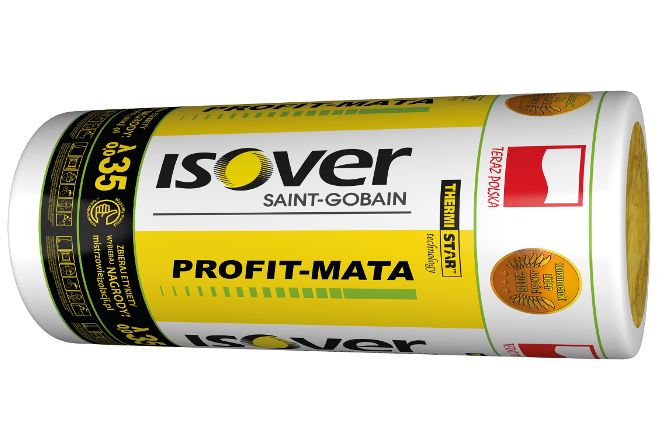 WEŁNA mineralna ISOVER Profit-Mata 035 5cm, transport cały kraj!